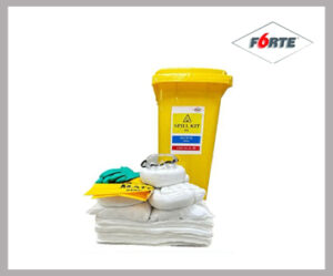 FORTE OIL SPILLKIT WHEELED BIN 30 GALLON FORTE OIL SPILLKIT WHEELED BIN 30 GALLON