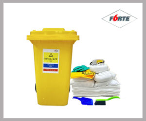 FORTE OIL SPILLKIT WHEELED BIN 60 GALLON FORTE OIL SPILLKIT WHEELED BIN 60 GALLON