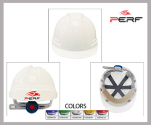 PERF PUSH BUTTON TYPE SAFETY HELMET PERF PUSH BUTTON TYPE SAFETY HELMET