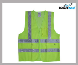 REFLECTIVE NET VEST POCKETS PSM