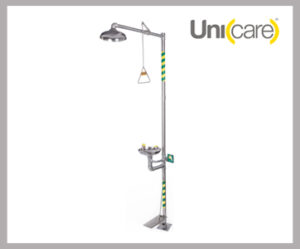 UNICARE EYEWASH WITH SHOWER - SS UNICARE EYEWASH WITH SHOWER - SS