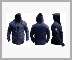 Fire Retardant Zip Up Hoodi HRC2, 22 CAL / CAT-2