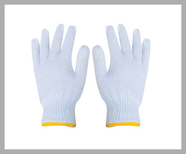 WhatsApp Image 2025-09-15 at 4.44.40 PM Cotton Gloves Yellow Strip – 45 GM